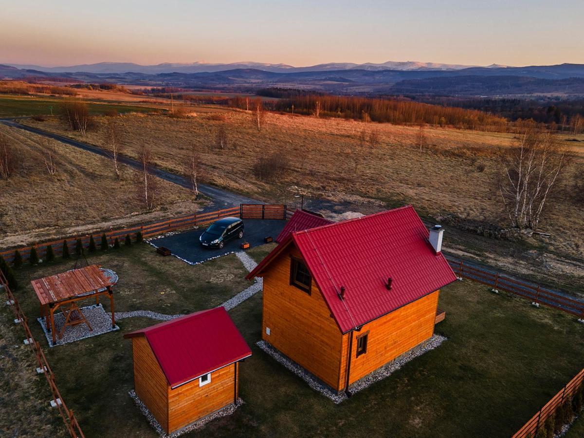 Drewniane Domki Z Prywatnym Jacuzzi I Widokiem Na Gory - Klimatyczny Kompleks W Gorach Izerskich #Widogruszka Grudza Экстерьер фото
