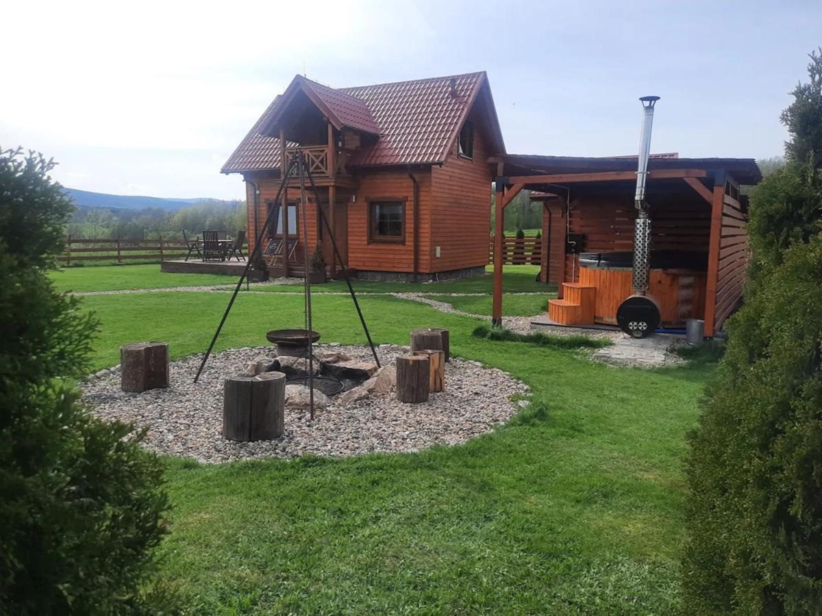 Drewniane Domki Z Prywatnym Jacuzzi I Widokiem Na Gory - Klimatyczny Kompleks W Gorach Izerskich #Widogruszka Grudza Экстерьер фото